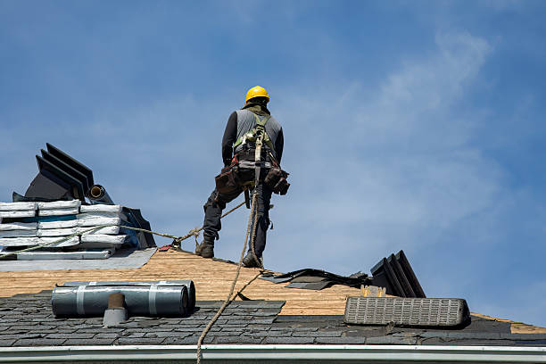 Professional Roof Replacement technician working in Pleasantville, OH